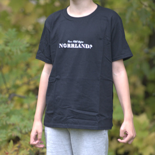 Vars fan börjar Norrland? - t-shirt barn